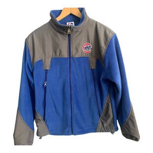 Majestic Chicago Cubs 2009 Season Full Zip Fleece On Field Jacket Small NWOT